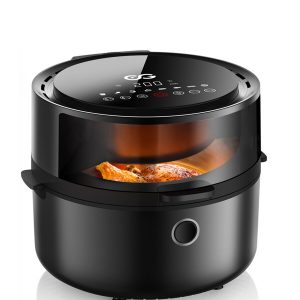 ELEGIANT EGH-AF400 Friggitrice ad aria digitale da 5,5 litri 1500 W Touch Control Fornello caldo a basso rumore con 65 r