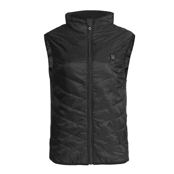 Gilet elettrico Giacca di stoffa riscaldata Riscaldatore USB Cuscinetto riscaldante Riscaldatore invernale Uomo