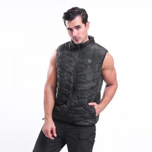 Gilet elettrico riscaldato USB Termostato a tre velocità Cappotti Sport allaperto Body Warmer Camouflage