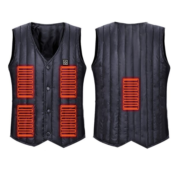 Gilet riscaldante USB Gilet riscaldato elettrico da uomo Giacca da esterno invernale caldo