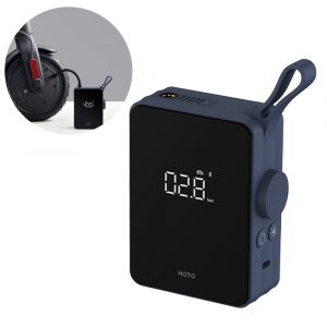 HOTO 150PSI 2500mAh Pompa ad aria elettrica portatile Auto gonfiaggio multifunzione senza fili con luce a led per auto M