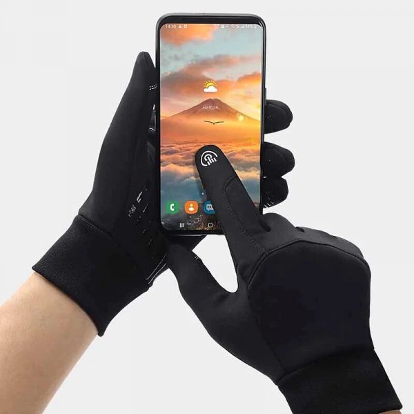 KALOAD Ciclismo elettrico invernale Guanti Golves touch screen Antivento Termico caldo antiscivolo Velluto Guanti per uo