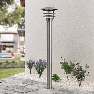 Lindby Dimara lampione solare LED