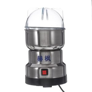 Macinacaffè elettrico a secco da 500 W in acciaio inox Chicco di caffè dado Spice Macinatura Frullatore Controllo a puls