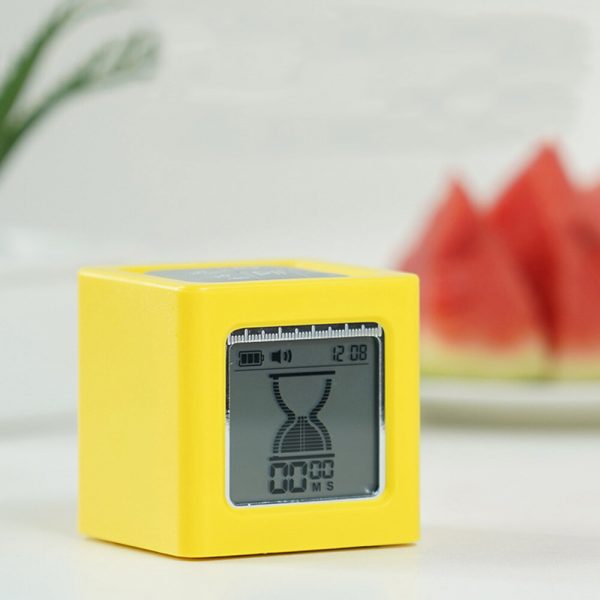Mini timer digitale per il conto alla rovescia 99 minuti quadrati HD LCD Sveglia digitale con timer a clessidra con HD L