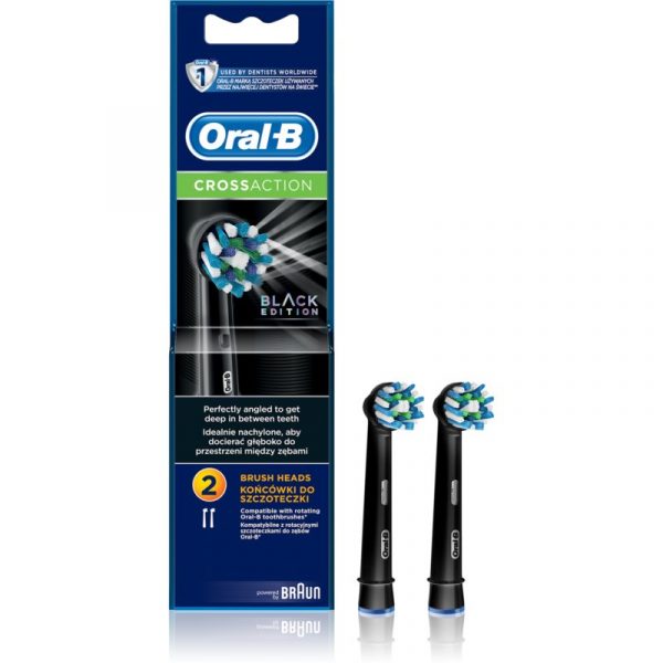 Oral B Cross Action EB 50 Black testine di ricambio per spazzolino 2 pz
