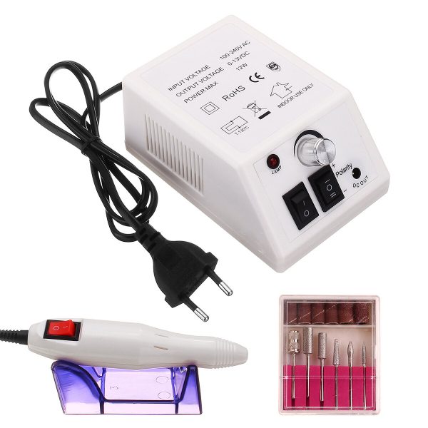 Professionale Elettrico Chiodo Macchina per Pedicure Manicure Trapano Lima Lucidatrice Strumenti