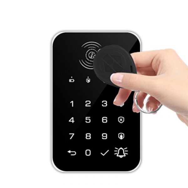 Pulsante campanello touch pad tastiera wireless 433 MHz per G50/G30 / PG103/W2B WiFi GSM Sistema di allarme RFID Scheda