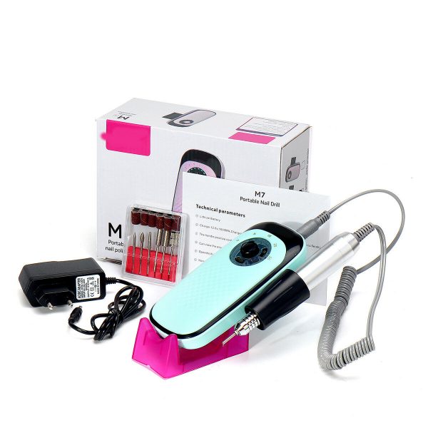 Strumento per pedicure portatile elettrico ricaricabile per penna da Chiodo trapano 35000RPM