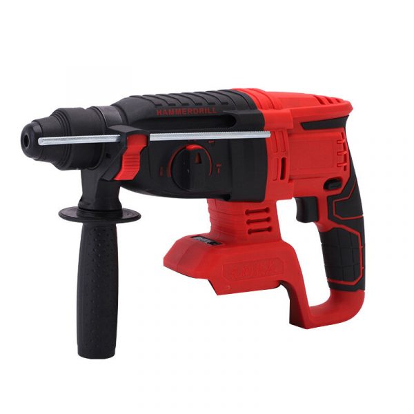 Trapano elettrico a batteria 18V 3 in 1 Hammer Trapano a batteria senza spazzola Trapano elettrico Hammer con impugnatur