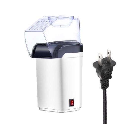 Mini macchina elettrica per popcorn ad aria calda da cucina per uso domestico con misurino Pratica macchina elettrica per popcorn Macchina per popcorn fai da te per film per feste a casa Bambini