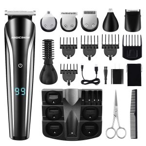 Professionale Capelli Trimmer Uomini MIGICSHOW Barba Trimmer Rasatura 11 in 1 Elettrico Capelli Trimmer Rasoio Rimuovi n