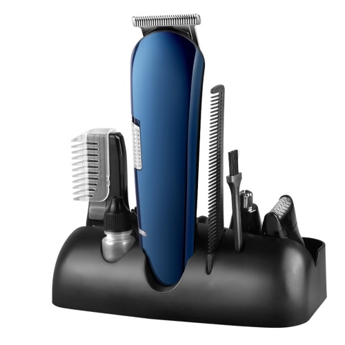 Rasoio da barba elettrico per uomo Rasoio da barba Grooming 8 in 1 Tagliacapelli senza filo rotanti Ricaricabile USB veloce