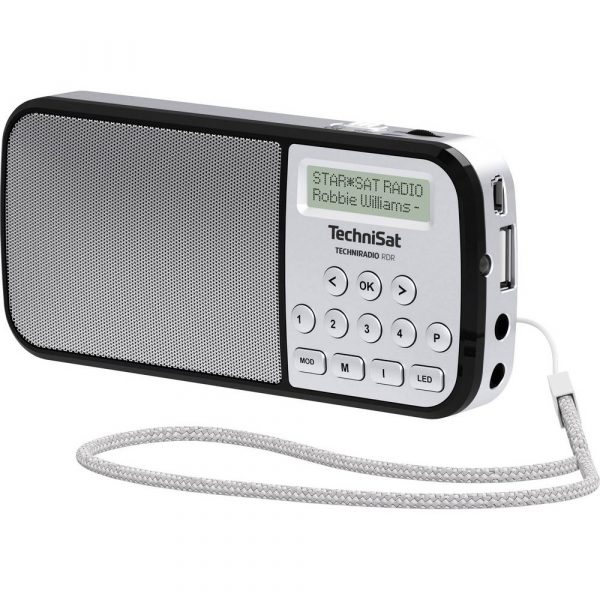 TechniSat Techniradio RDR Radio tascabile DAB+, FM AUX, USB torcia