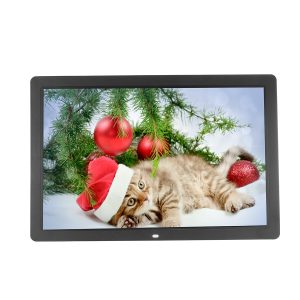 17 Pollici 1440x900P 16:9 HD Touch Screen Cornice per foto digitale Audio Video Player Supporto MP3 WMA Formato MPEG4 co