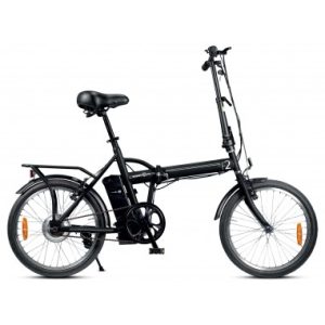 SMARTWAY F2 MATT BLACK 2022 Bicicletta Elettrica Ripiegabile 200 W 22 km Nero