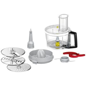 Bosch Haushalt MUZ9VLP1 Grattugia elettrica Trasparente, Grigio