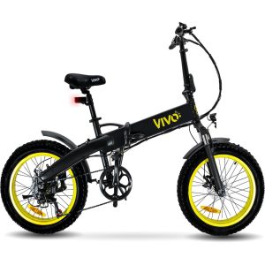 Decathlon | Bici pieghevole elettrica a pedalata assistita Vivobike VF 21 fatbike 20" | Vivobike