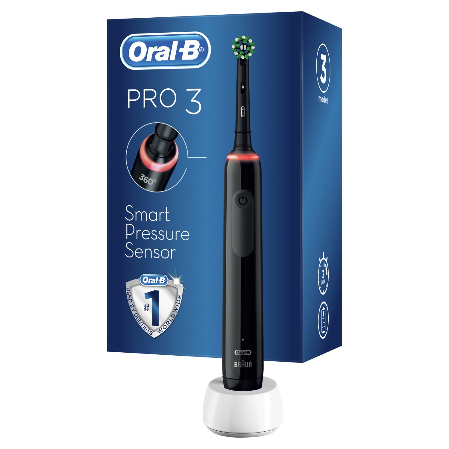 Oral-B® Spazzolino Elettrico Ricaricabile Pro 3 3000 Nero