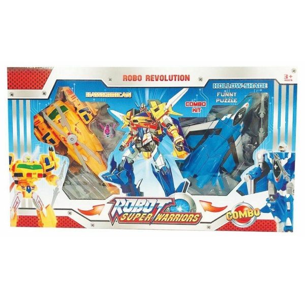 ROBOT SUPER WARRIORS GUERRIERI TRASFORMABILI GIOCATTOLO GIOCO BAMBINI