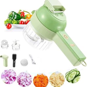 TAGLIAVERDURE TRITA VERDURE A BATTERIE RICARICABILE USB MULTIFUNZIONE PORTATILE