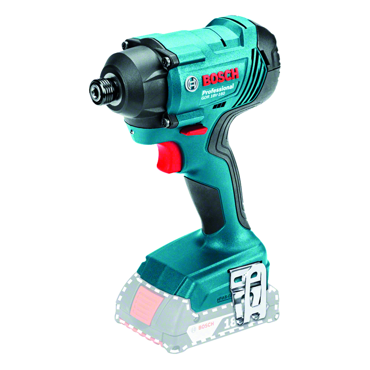 Avvitatore a impulsi a batteria BOSCH PROFESSIONAL GDR18V-160 18 V, senza batteria