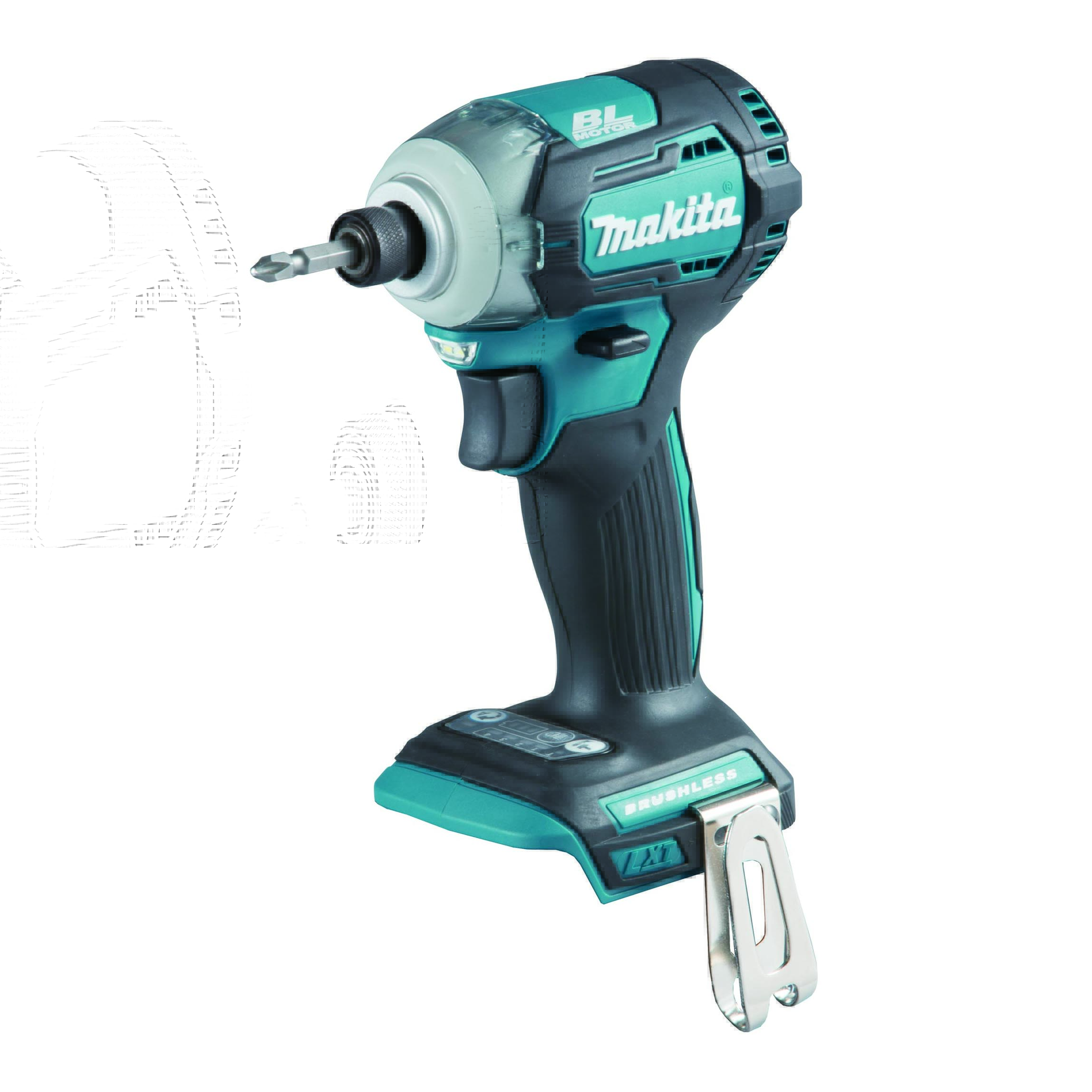 Avvitatore a impulsi a batteria MAKITA DTD170ZJ , 5 Ah, senza batteria