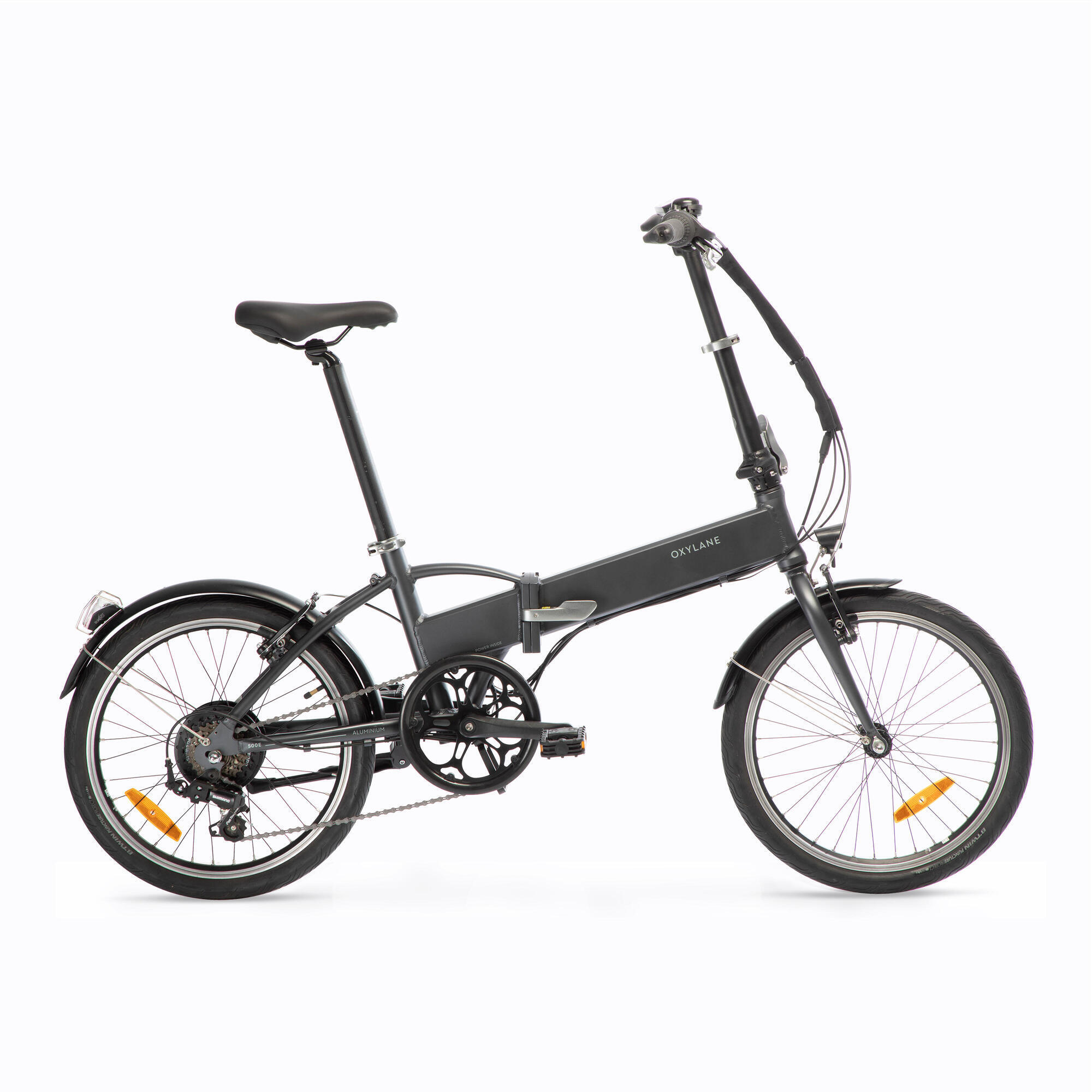 Decathlon Bici pieghevole elettrica a pedalata assistita TILT 500 E grigionero Btwin