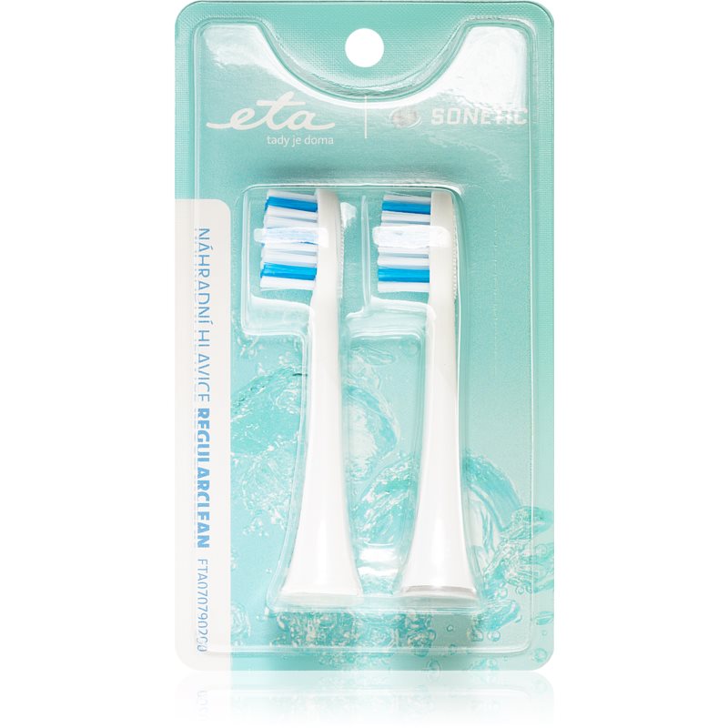 ETA Sonetic RegularClean 0707 90200 testine di ricambio per spazzolino soft For ETAx707 2 pz