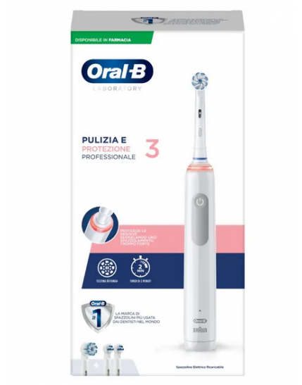 Spazzolino Elettrico Pro 3 Oral-B Laboratoraty 3 Pezzi