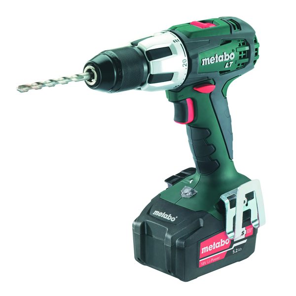 Trapano a percussione a batteria METABO SB 18 LT 18 V, 5.2 Ah, 2 batterie