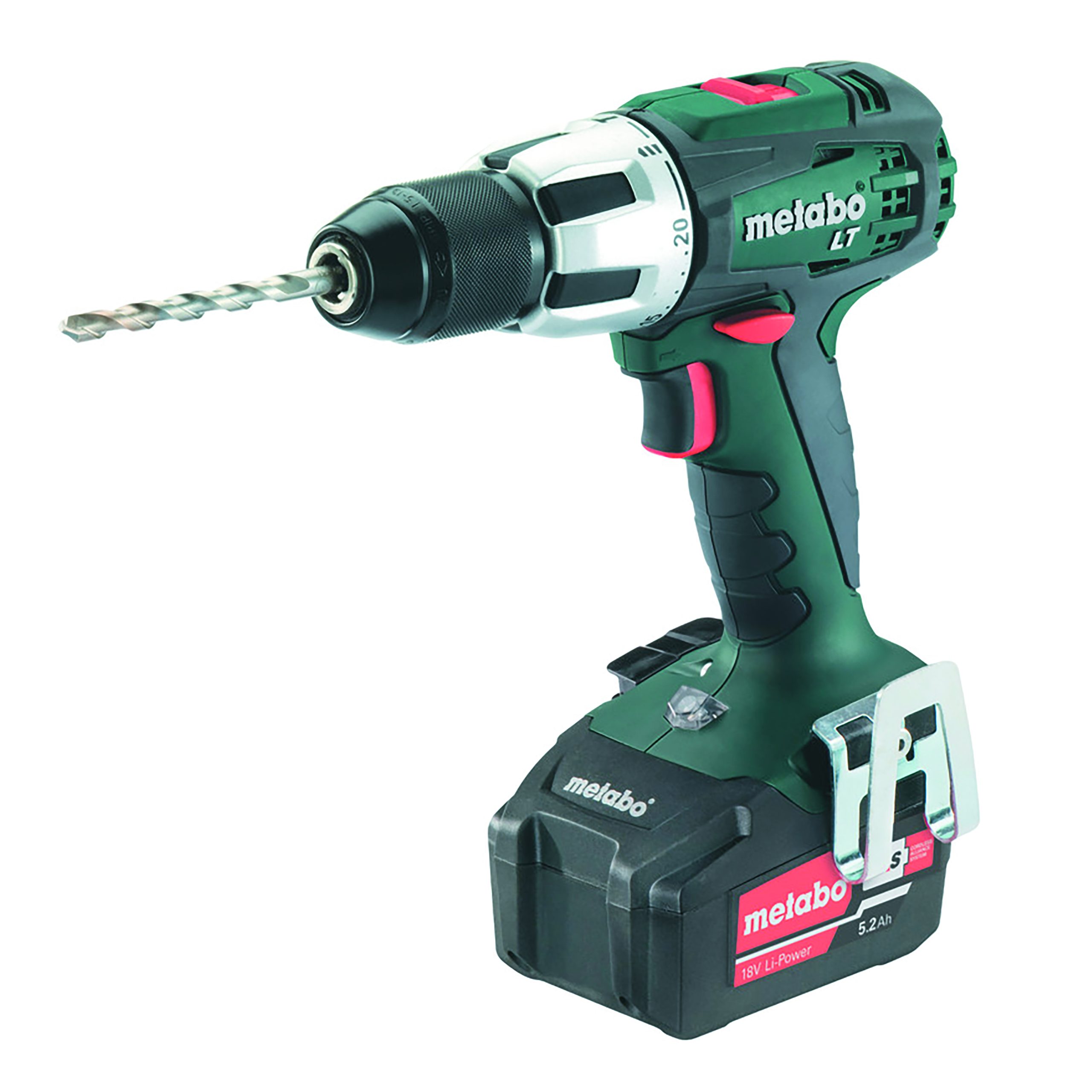 Trapano a percussione a batteria METABO SB 18 LT 18 V, 5.2 Ah, 2 batterie
