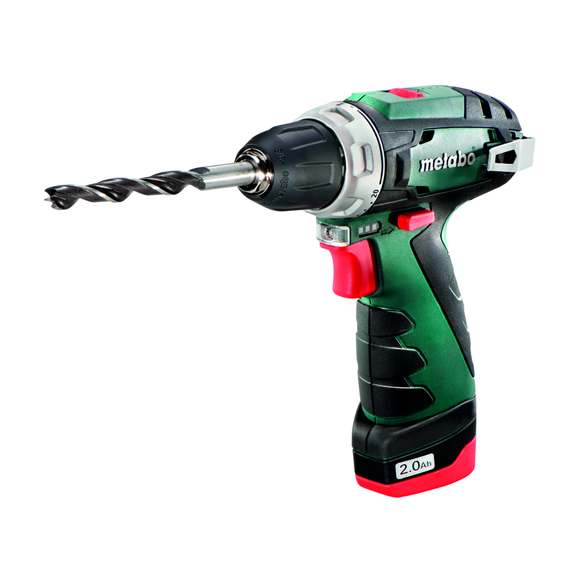 Trapano avvitatore a batteria METABO PowerMaxx Bs 12 Basic 12 V, 2 Ah, 2 batterie