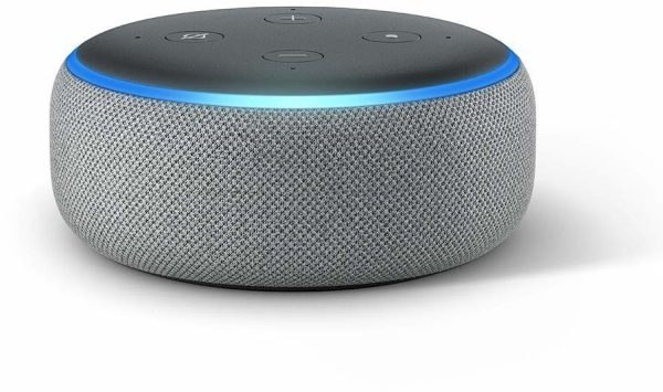 Amazon Echo Dot (3rd Generation) Heather Grey Fabric