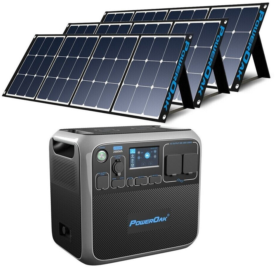 Bluetti AC200P (+ 3pcs SP200 200W solar panels)