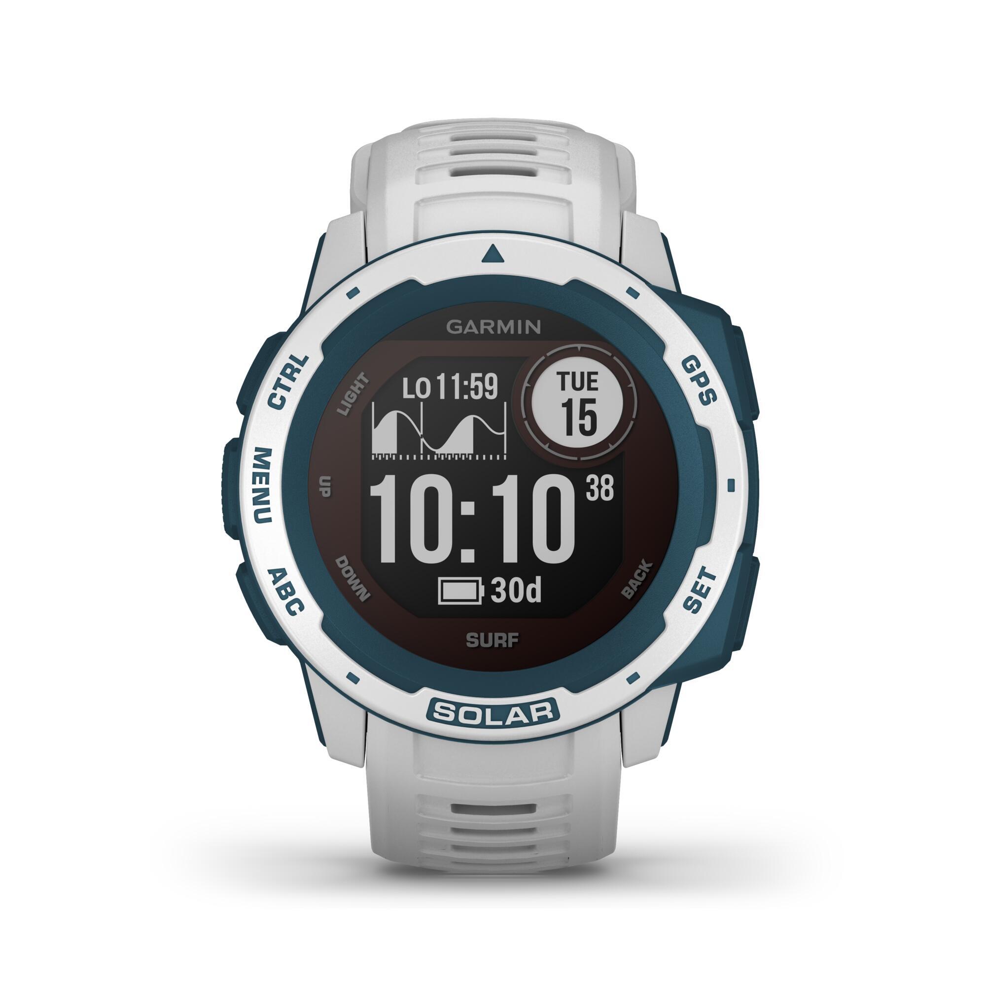 Decathlon | Orologio connesso windsurf INSTINCT SOLAR bianco | Garmin