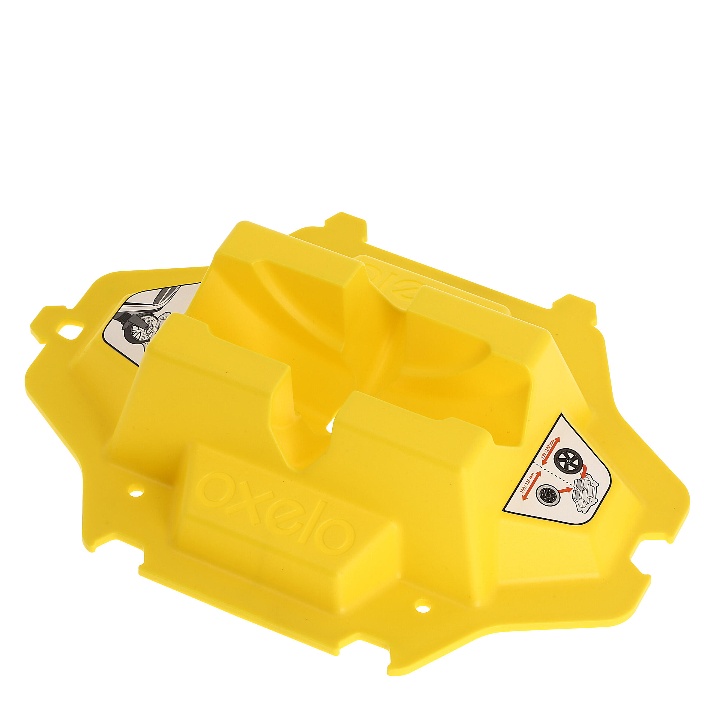 Decathlon | Supporto rack monopattino giallo | Oxelo