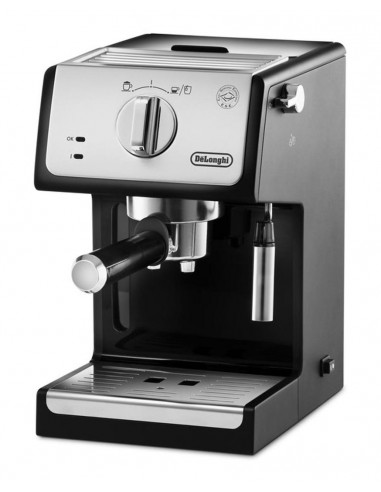 Delonghi ECP35.31 Macchina per espresso Cialde, Caffè macinato 1,1 L 1100 W Nero, Acciaio inossidabile