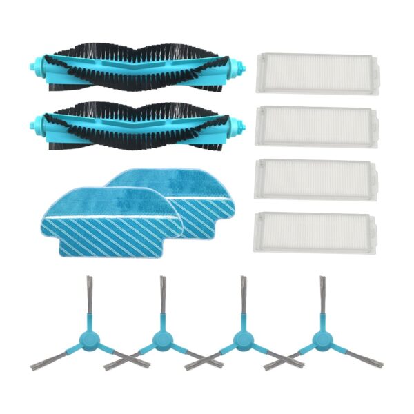 HEPA Filter Roller Brush Mop Pads Cloth for Cecotec Conga 3290 3490 3690 Vacuum Cleaner Spare Parts Side brush Proscenic M7