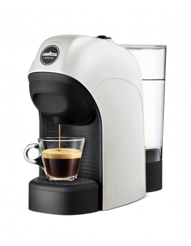Lavazza LM800 TINY WHITE EU 220-240V Macchina da caffè a Capsule 1 tazze 0,75 L 1450 W Nero, Bianco
