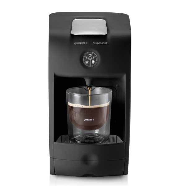 Macchina da caffè infusi e bevande funzionante con capsule HAUSBRANDT 30x6,5xh29,5 cm - 3,9 kg colore Nero opaco