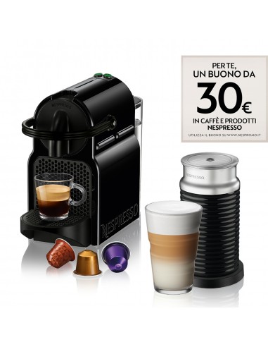 Nespresso EN80.BAE INISSIA+ Macchina per espresso Capsule caffè 1 tazze 0,7 L 1260 W Nero