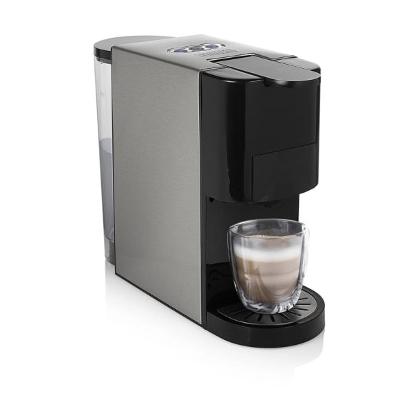 Princess Macchina da Caffè Multi-Capsule 1450 W 0,8 L Nero e Argento