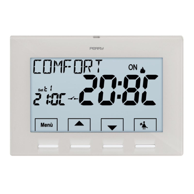 Termostato PERRY Next TE029B bianco