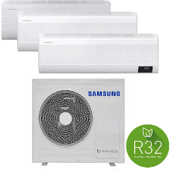 Condizionatore Samsung MultiSplit WindFree 12000 + 9000 + 9000 btu R32