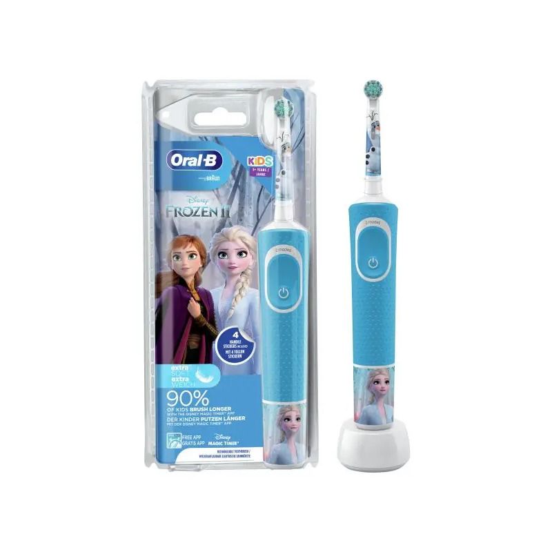 Oral-B Kids Frozen II spazzolino elettrico ricaricabile per bambini + 1 testina di ricambio