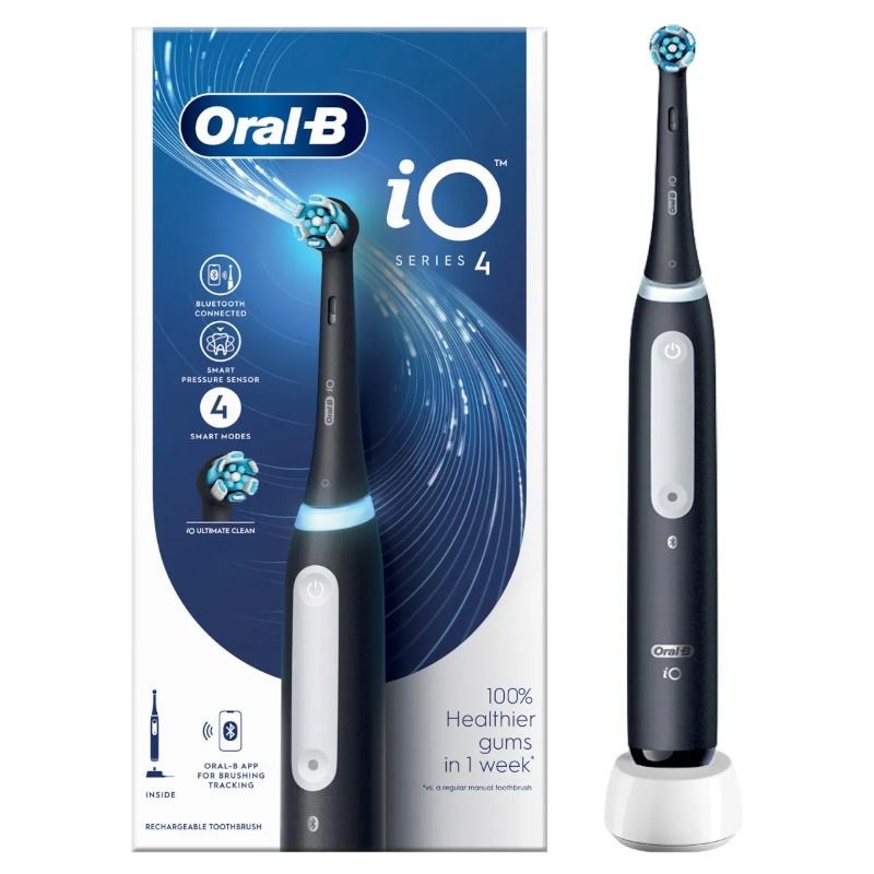 Oral-B iO 4 spazzolino elettrico ricaricabile colore nero 1 pezzo