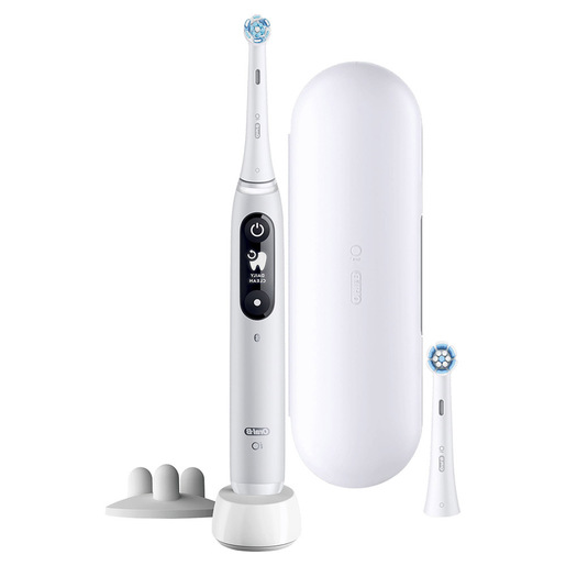 Oral-B iO Spazzolino Elettrico Ricaricabile 6S Grigio, 2 Testine, 1 Cu