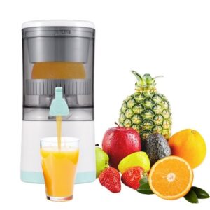 Spremiagrumi elettrico Spremiagrumi a mani libere Spremiagrumi portatile per arancia Limone Mela Pomodoro Uva Alimentato tramite USB Staccabile e lavabile