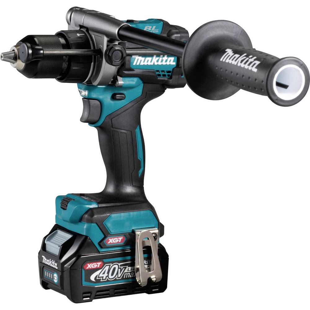 Trapano avvitatore a percussione a batteria a 2 rapporti Makita Makita incl. caricabatterie